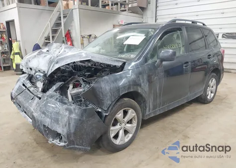 2015 Subaru Forester 2.5I Premium from USA, damaged, VIN JF2SJAFC5FH463244